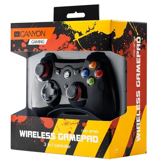 Gamepad Canyon 3-IN-1, Negru