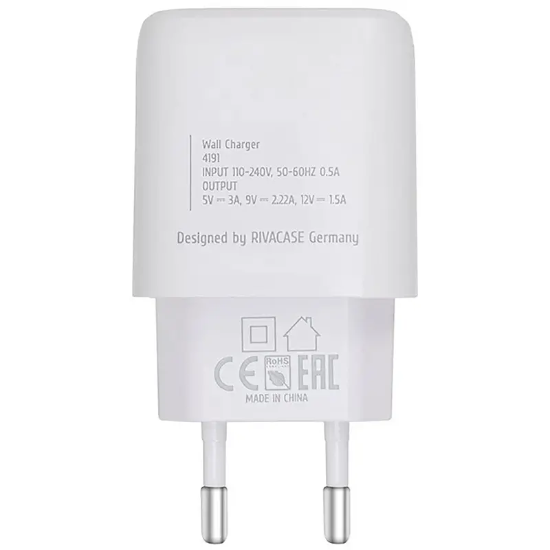 Încărcător RivaCase PS4191 W00, 20W, Alb