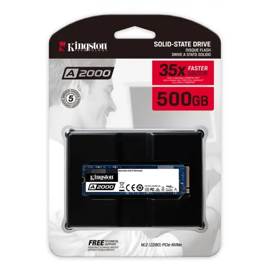 Unitate SSD Kingston A2000, 500GB, SA2000M8/500G