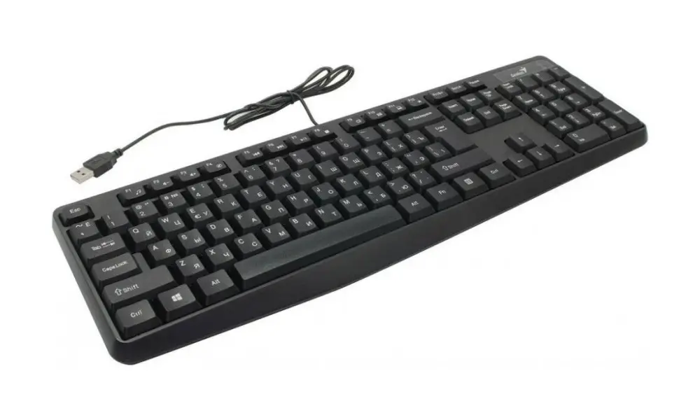 Tastatură Genius KB-117, Cu fir, Negru