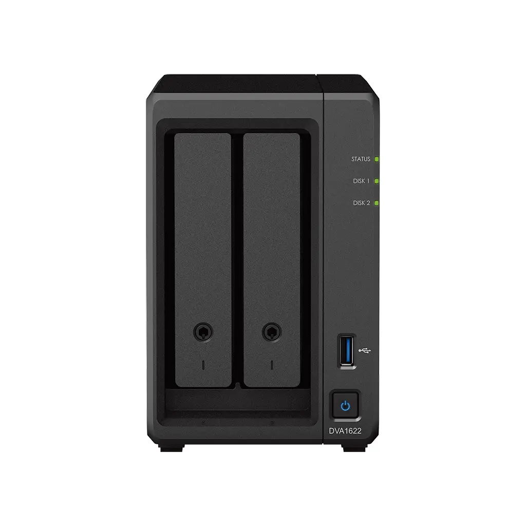 Stocare atașată la rețea SYNOLOGY DVA1622, Negru