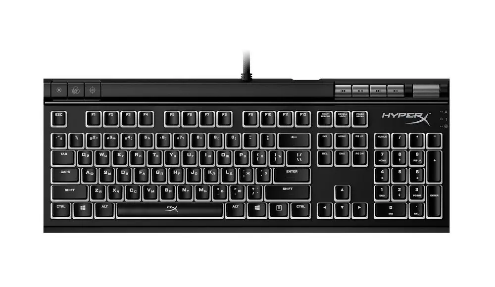 Tastatură HyperX Alloy Elite 2, Cu fir, Negru