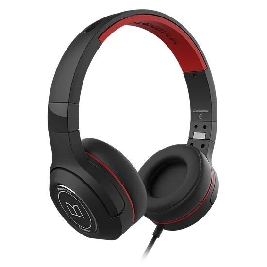 Căști Monster Clarity 50, Negru/Rosu