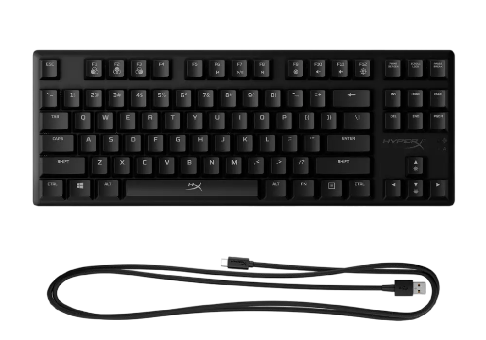 Tastatură HyperX Alloy Origins Core, Cu fir, Negru