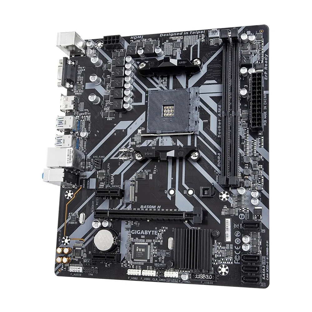 MB AM4 Gigabyte B450M H 1.0  mATX