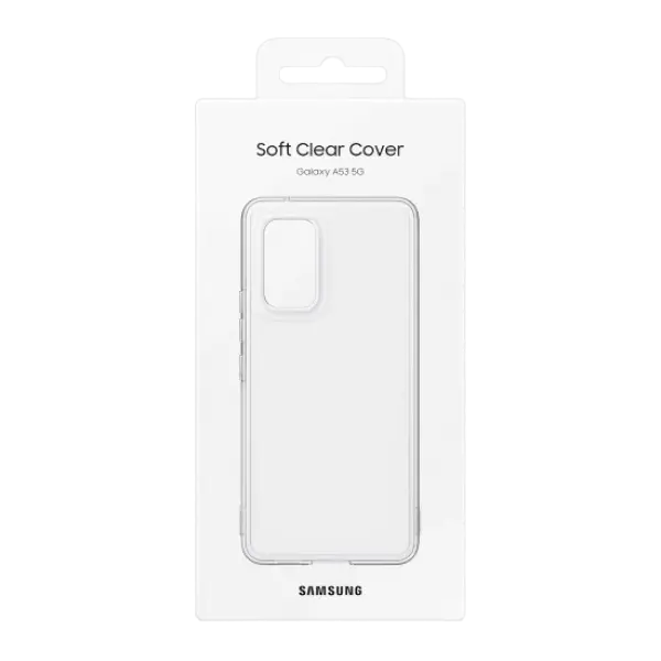 Original Sam. Soft Clear cover Galaxy A53, Transparent