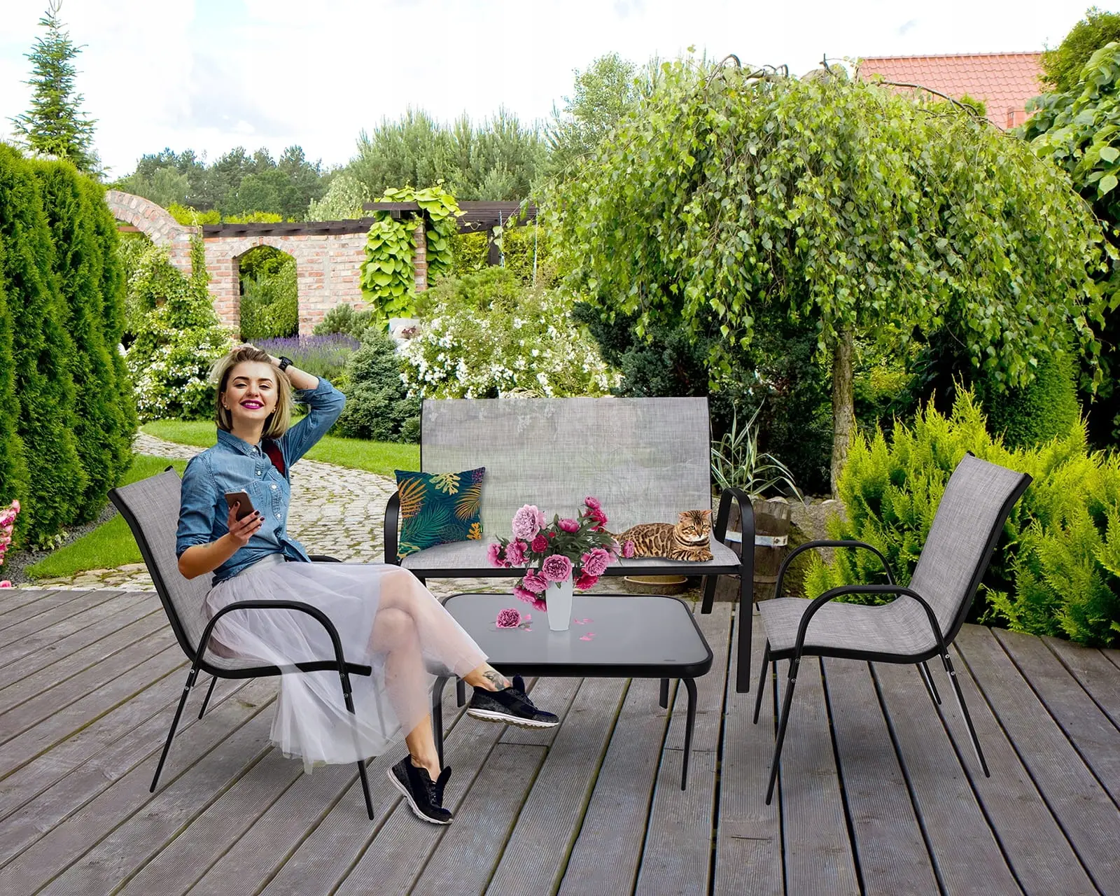 Set mobilier de gradina JUMI FIESTA