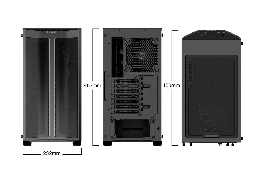 Carcasă PC be quiet! Pure Base 500FX, Midi-Tower, ATX PS2 , Negru