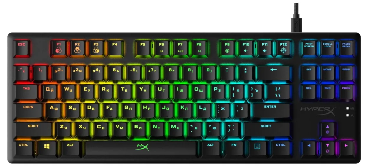 Tastatură HyperX Alloy Origins Core, Cu fir, Negru