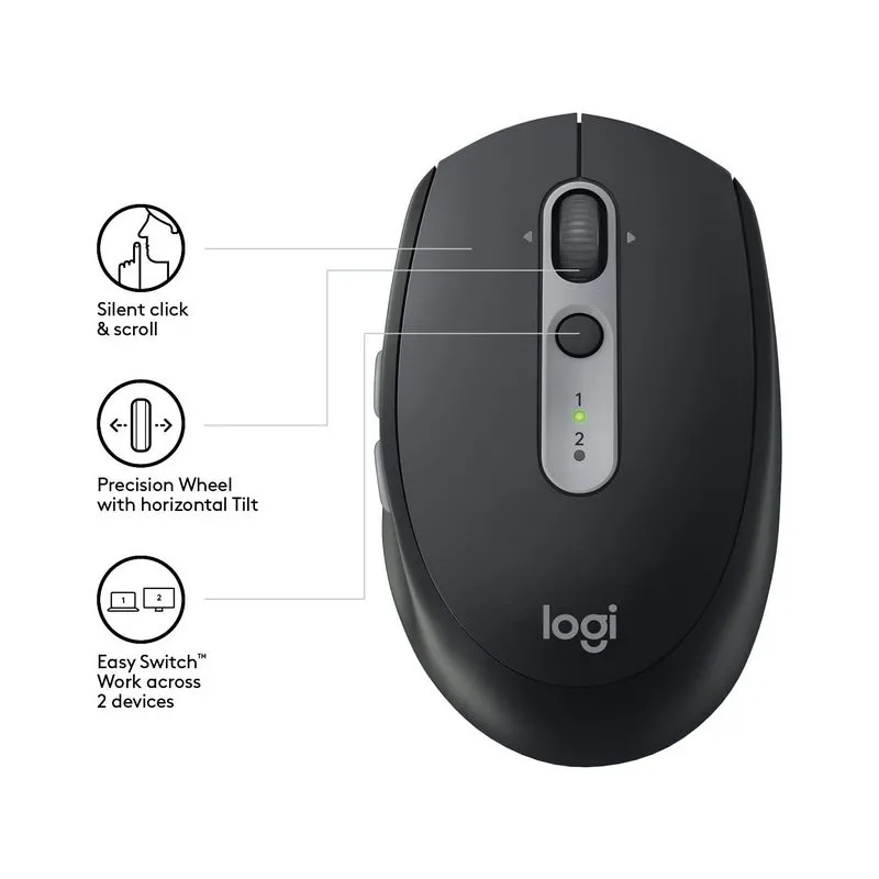 Mouse Wireless Logitech M590, Negru