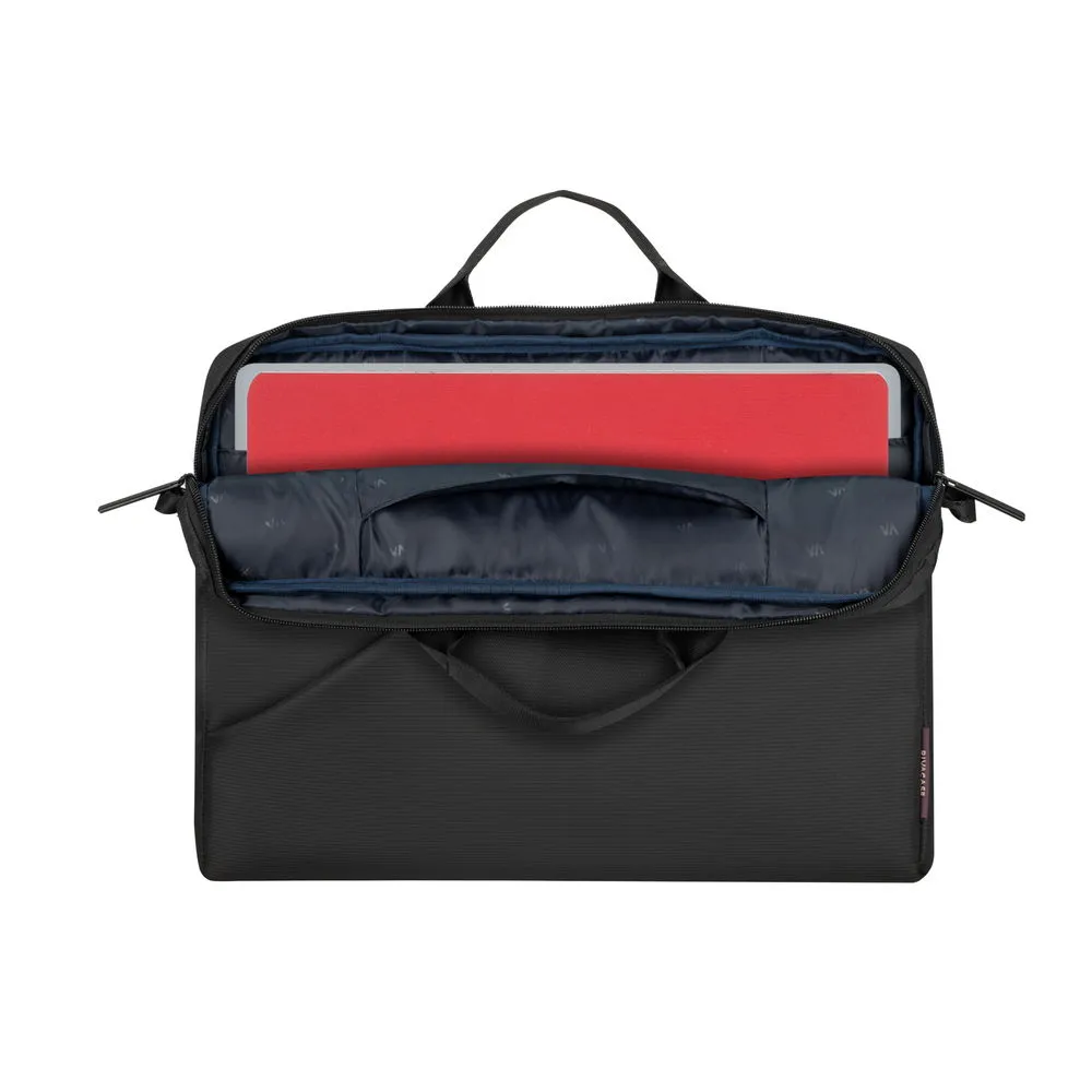 Geantă pentru Laptop RivaCase Tivoli, 15.6", Poliester, Gri