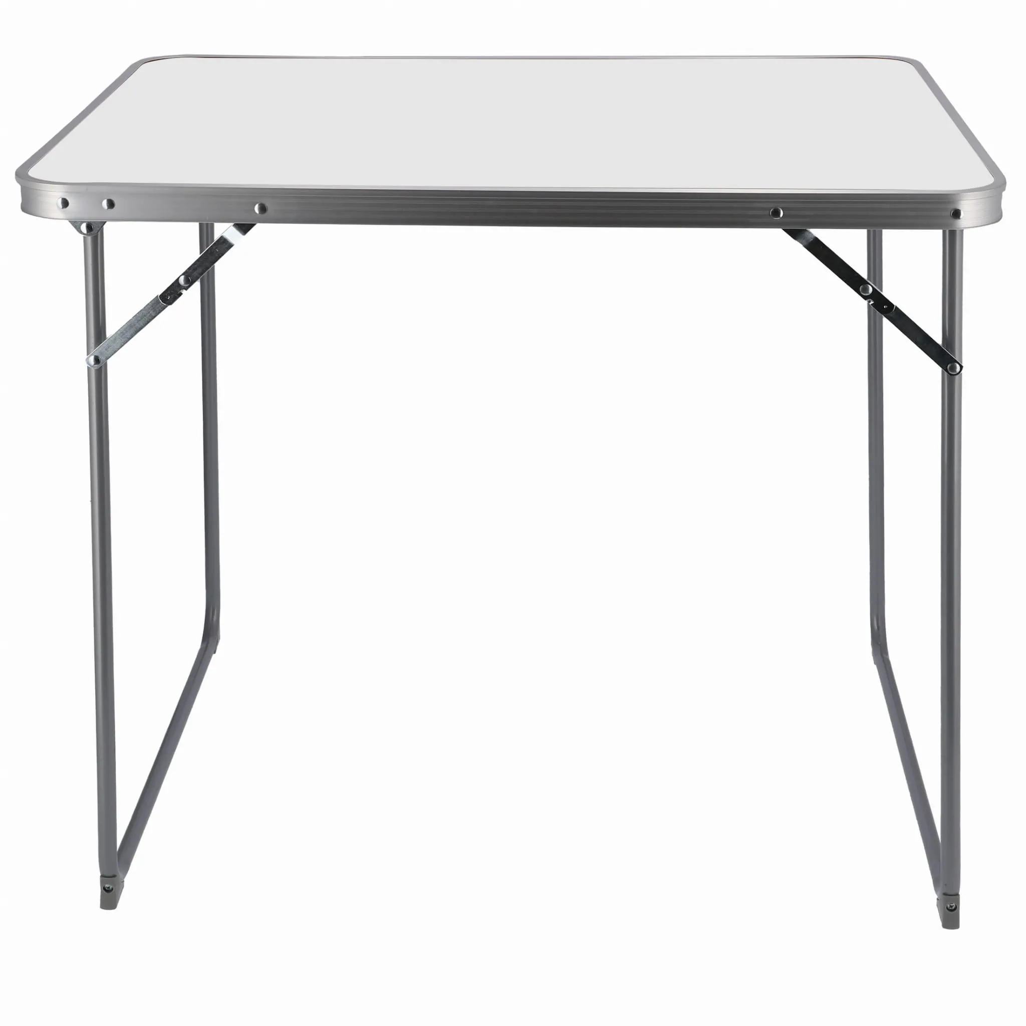 Masa de camping pliabila cu blat alb JUMI 70x80x60