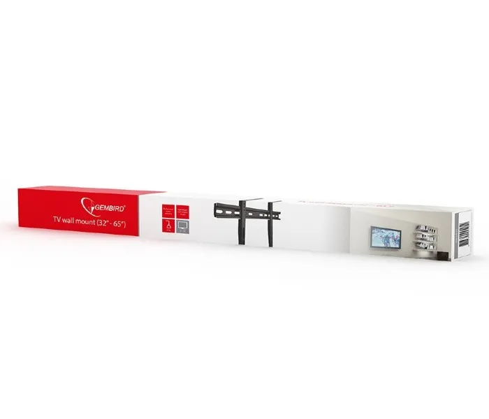 Suport fixat pe perete Gembird WM-65F-02, Negru