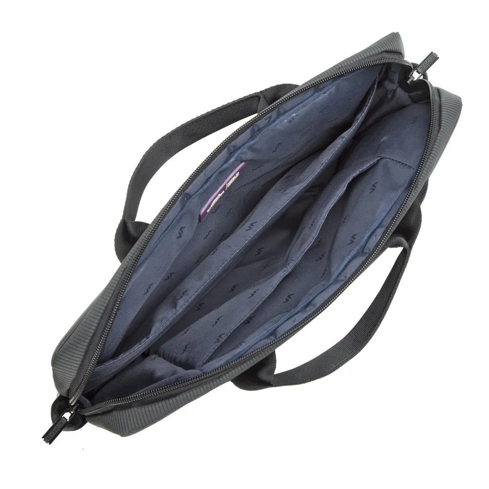 Geantă pentru Laptop RivaCase Tivoli, 15.6", Poliester, Gri