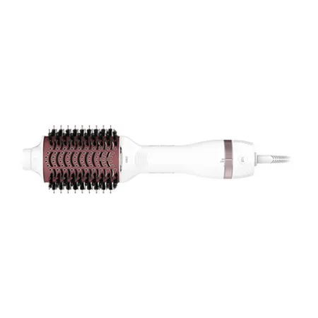 Uscător de păr-perie Rowenta Volumizer Oval Brush CF6135F0, 800 W, Alb | Roz