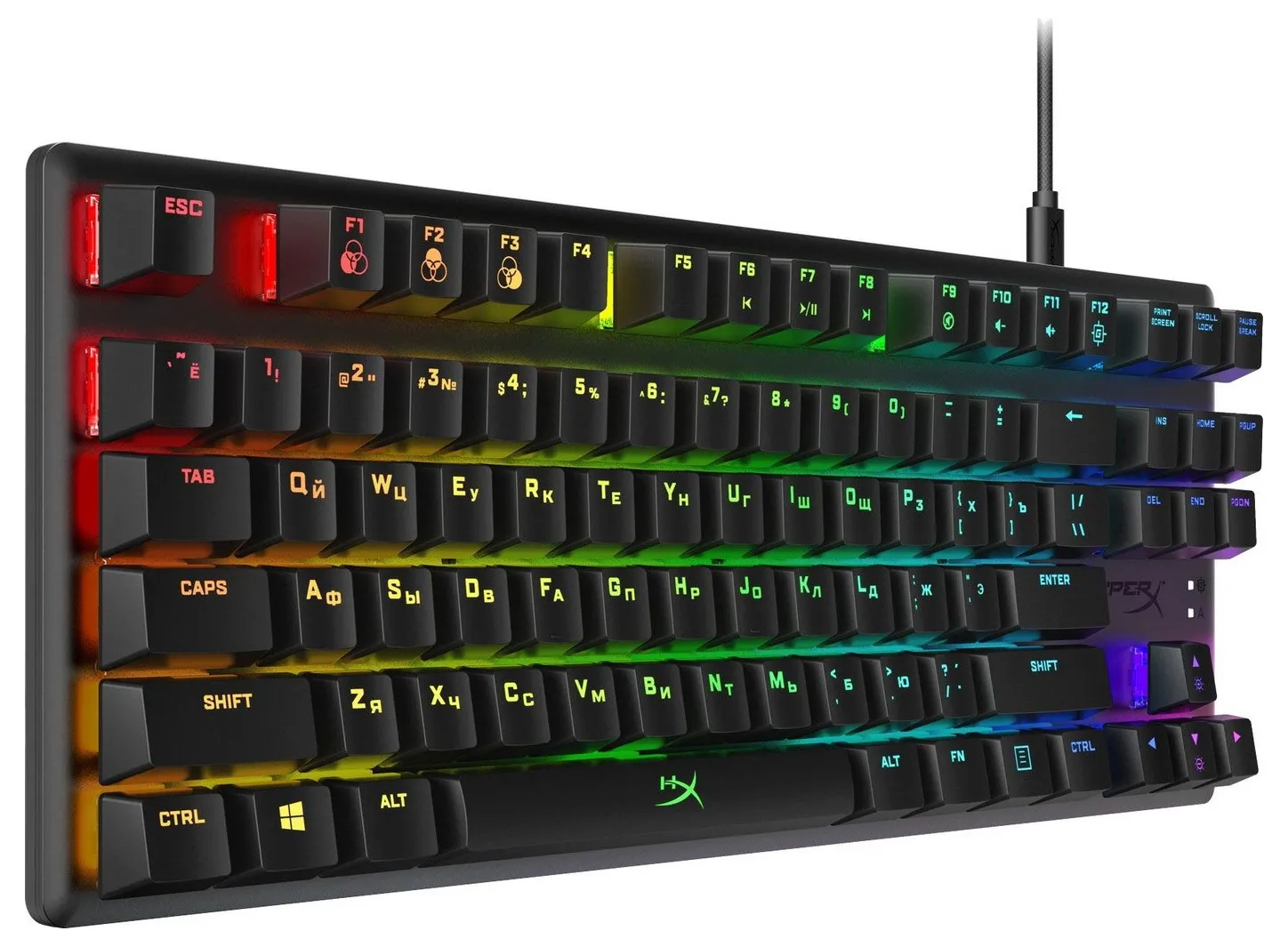 Tastatură HyperX Alloy Origins Core, Cu fir, Negru