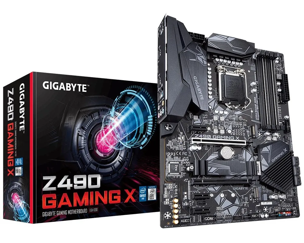 Placă de bază Gigabyte Z490 GAMING X, LGA1200, Intel Z490, ATX