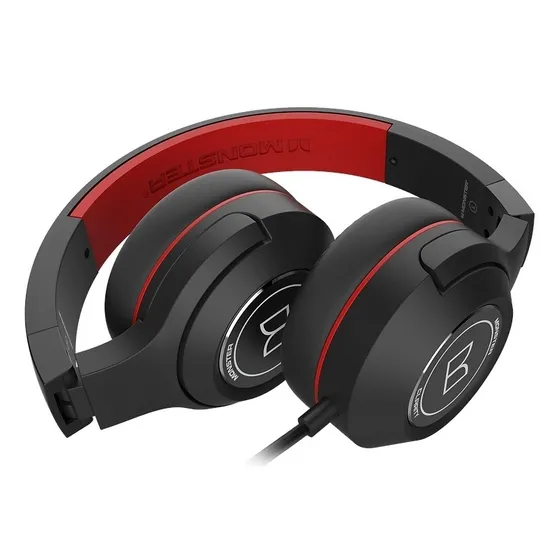 Căști Monster Clarity 50, Negru/Rosu