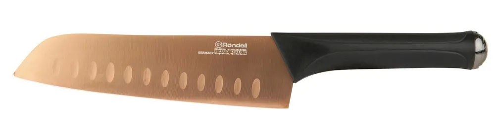 Cuțit de mărunțire Rondell RD-692, Negru / Auriu