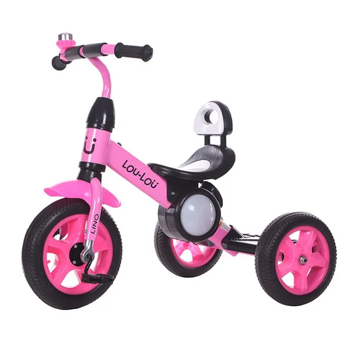 Bicicletă cu trei roți Kikka Boo Lou-Lou Lino, Roz