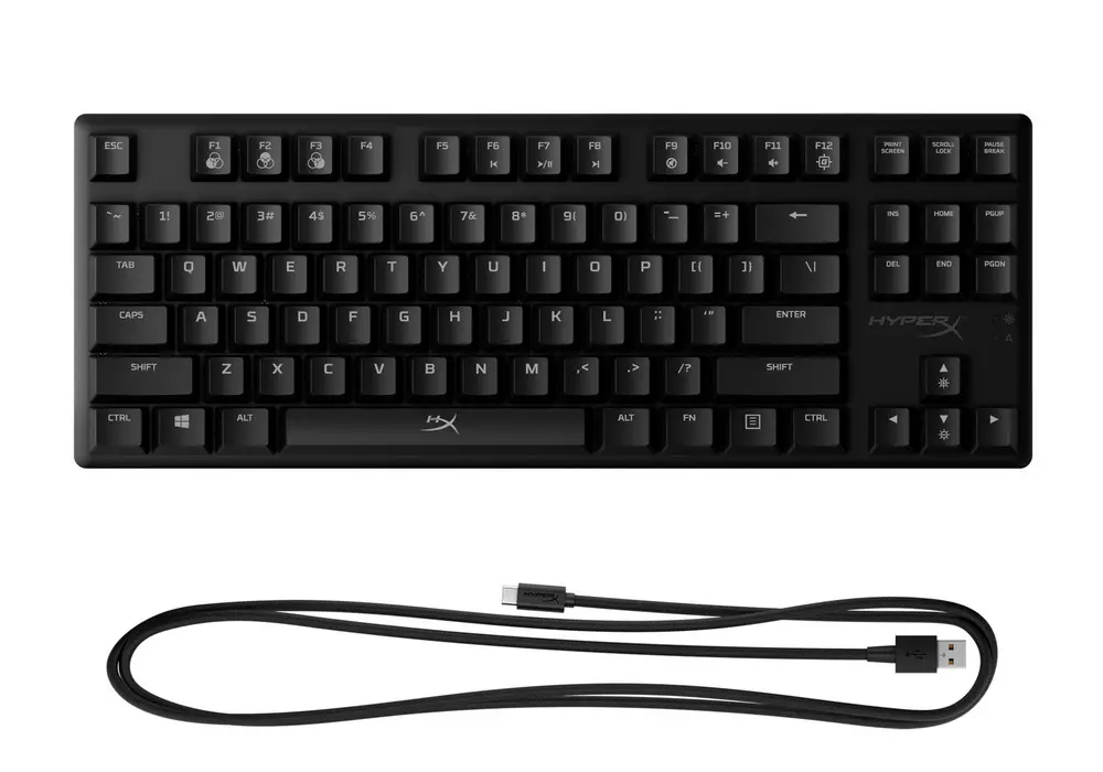 Tastatură HyperX Alloy Origins Core, Cu fir, Negru