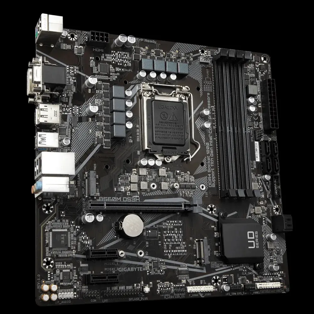 Placă de bază Gigabyte B560M DS3H, LGA1200, Intel B560, Micro-ATX