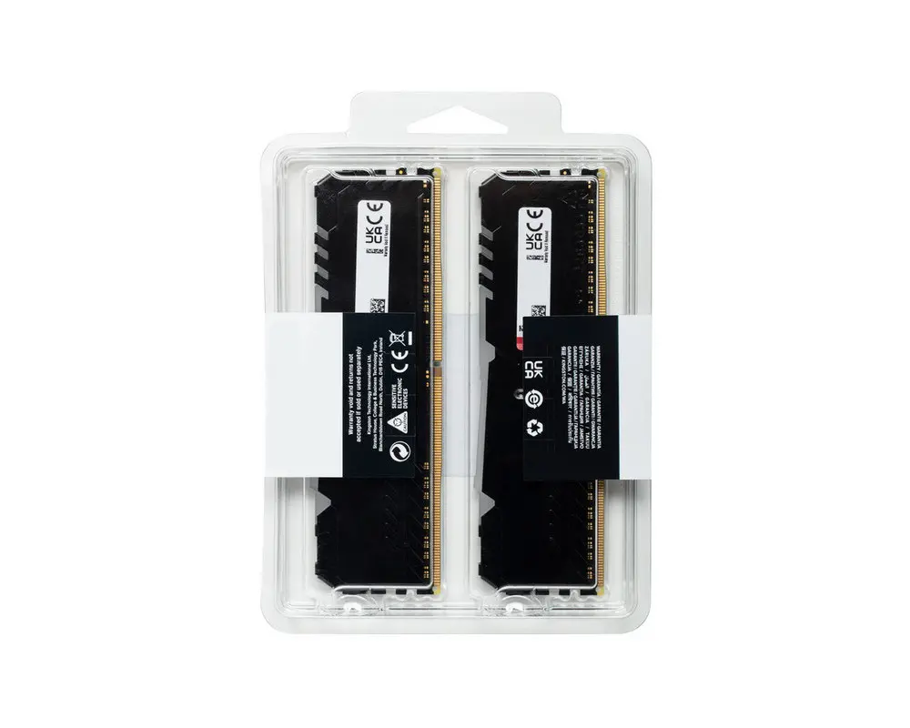 Memorie RAM Kingston FURY Beast RGB, DDR4 SDRAM, 3200 MHz, 32GB, KF432C16BB1AK2/32