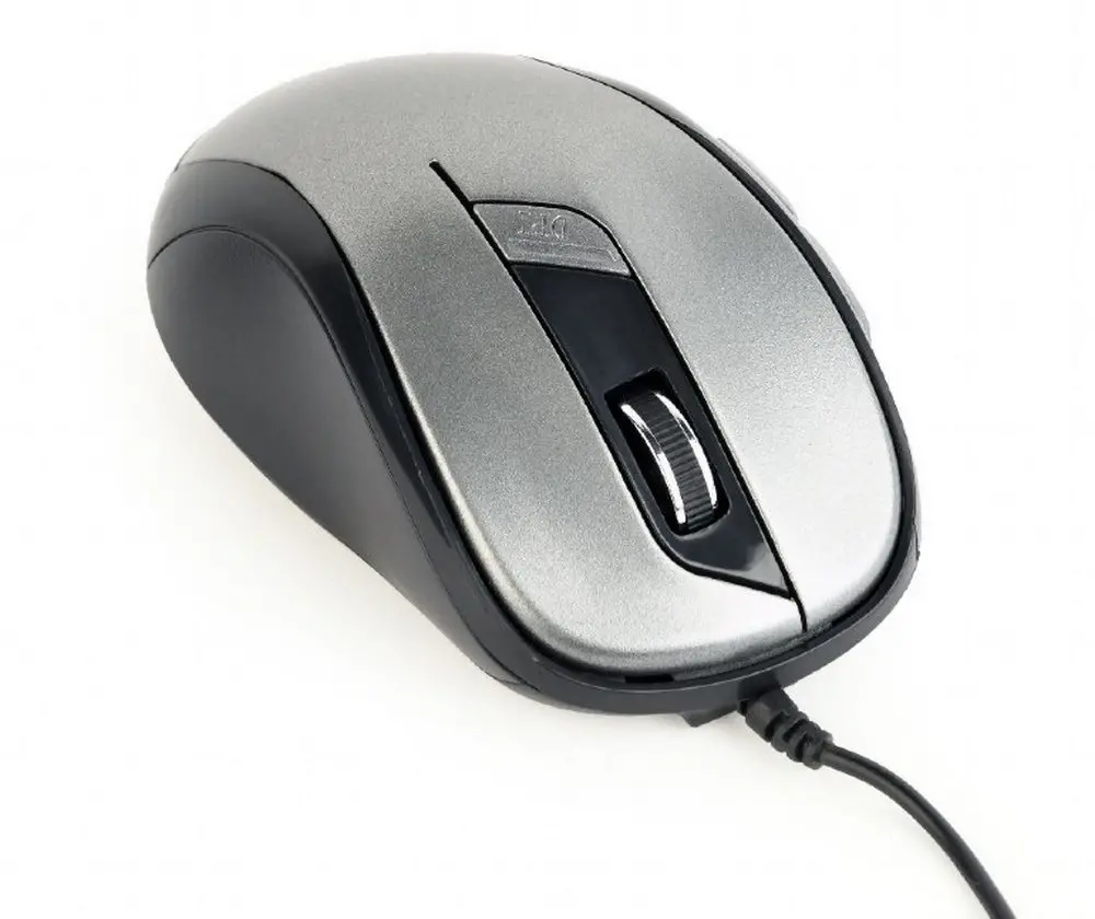 Mouse Gembird MUS-6B-01-BG, Negru/Gri
