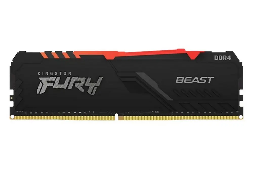 Memorie RAM Kingston FURY Beast RGB, DDR4 SDRAM, 3000 MHz, 8GB, KF430C15BBA/8