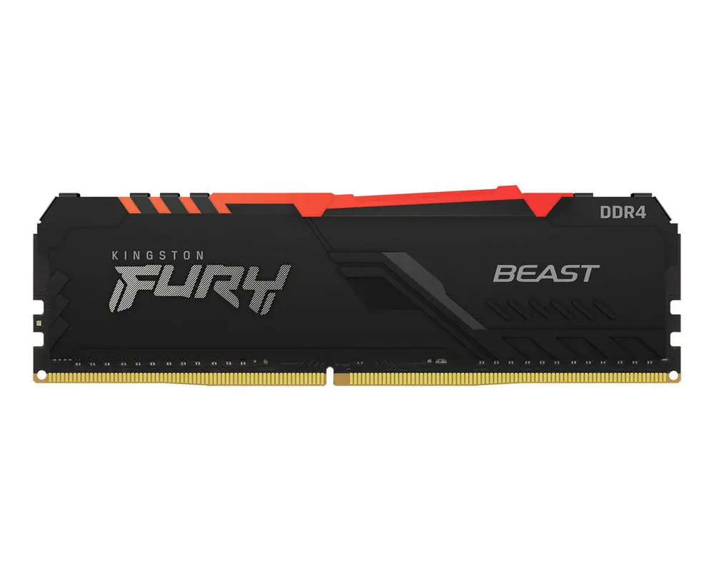 Memorie RAM Kingston FURY Beast RGB, DDR4 SDRAM, 3200 MHz, 32GB, KF432C16BB1AK2/32