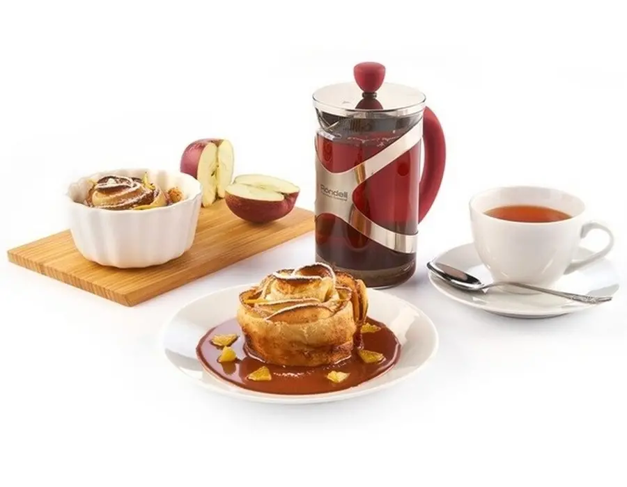 Cafetiera French Press Rondell RDS-935, 0,6L, Roșu