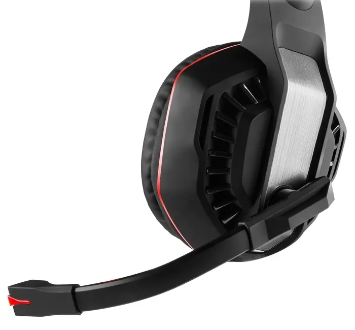 Căști gaming SVEN AP-U990MV, Cu fir, Negru/Roșu