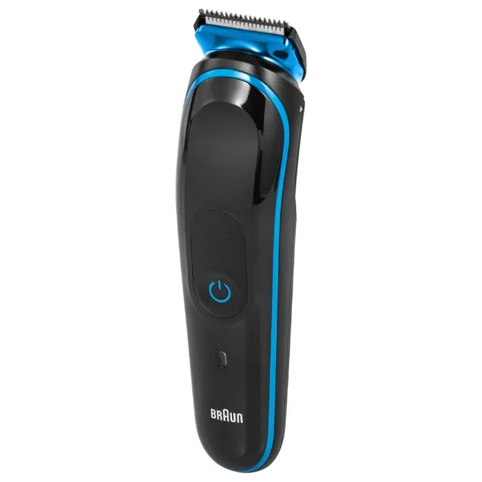 Trimmer pentru bărbați Braun MGK3245, Negru | Albastru