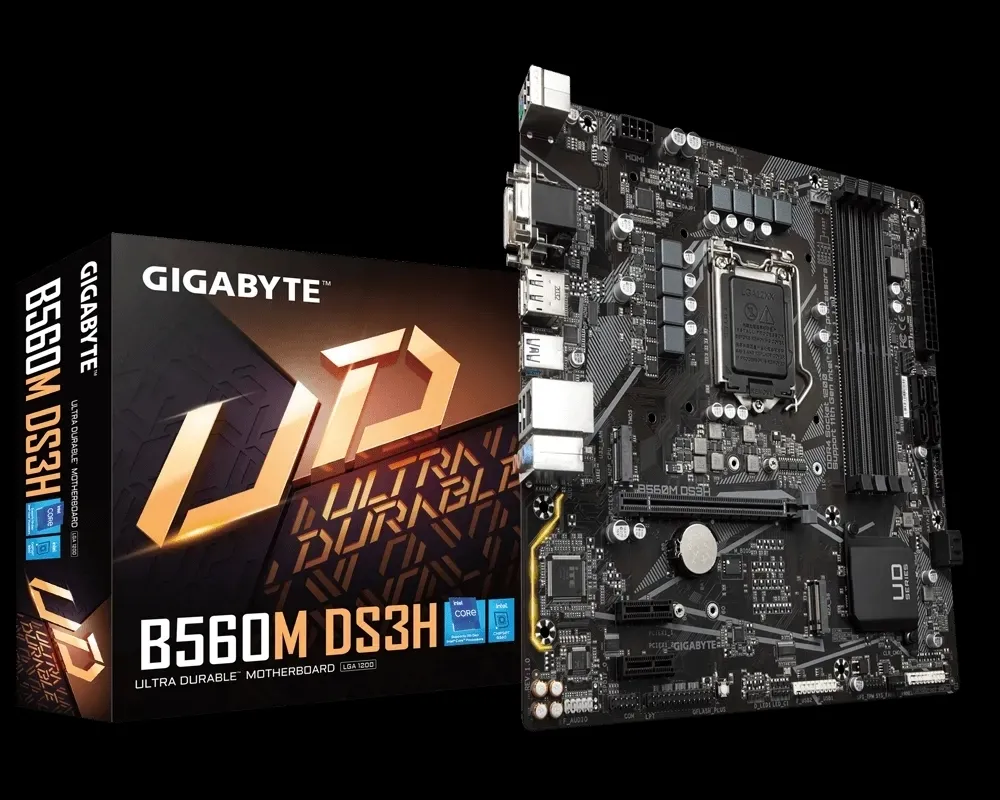 Placă de bază Gigabyte B560M DS3H, LGA1200, Intel B560, Micro-ATX