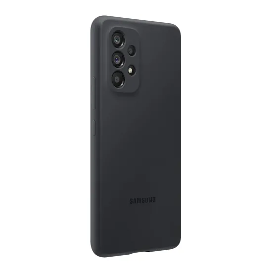 Original Sam. silicone cover Galaxy A73, Black