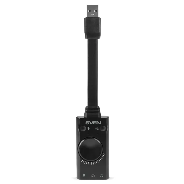 Căști gaming SVEN AP-U990MV, Cu fir, Negru/Roșu