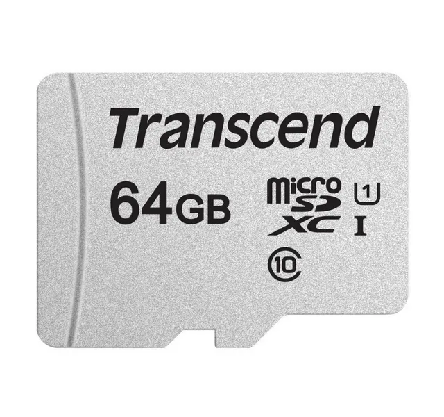 Card de Memorie Transcend MicroSDXC Class 10, 64GB (TS64GUSD300S)