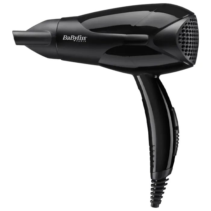 Uscător de păr compact BaByliss D212E, 2000 W, Negru
