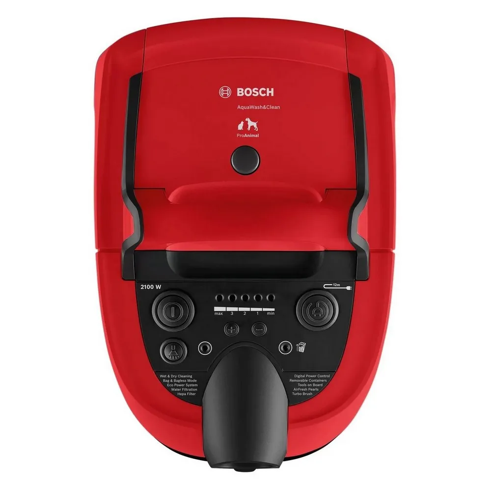 Aspirator Bosch BWD421PET, Rosu | Negru