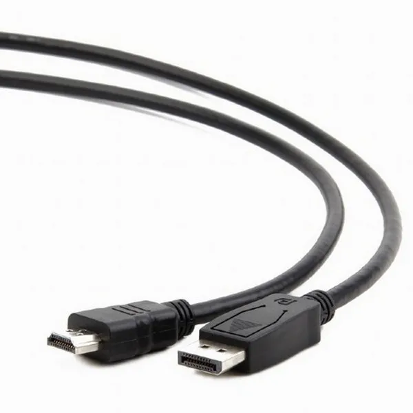 Cablu Video Cablexpert CC-DP-HDMI-10M, DisplayPort (M) - HDMI (M), 10m, Negru