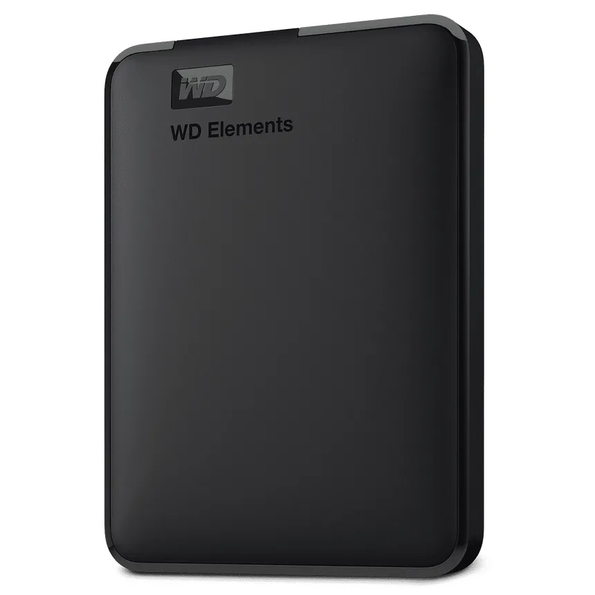 HDD portabil extern Western Digital WD Elements,  4 TB, Negru (WDBU6Y0040BBK-WESN)