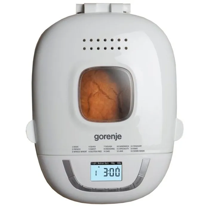 Mașină de pâine Gorenje BM910WII, Alb