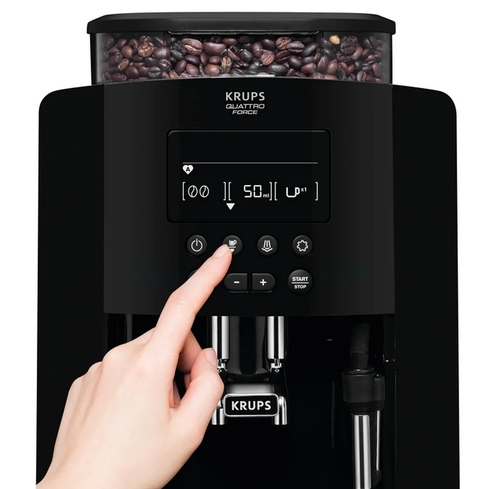 Espressor automat KRUPS Arabica EA817010, Negru