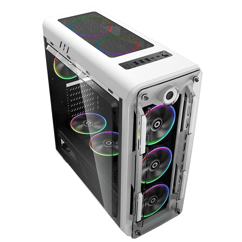 Carcasă PC Gamemax Optical, Midi-Tower, ATX, Alb