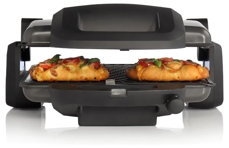 Grătar electric Gorenje CONTACT GRILL KR1800SM, 1800W, Negru