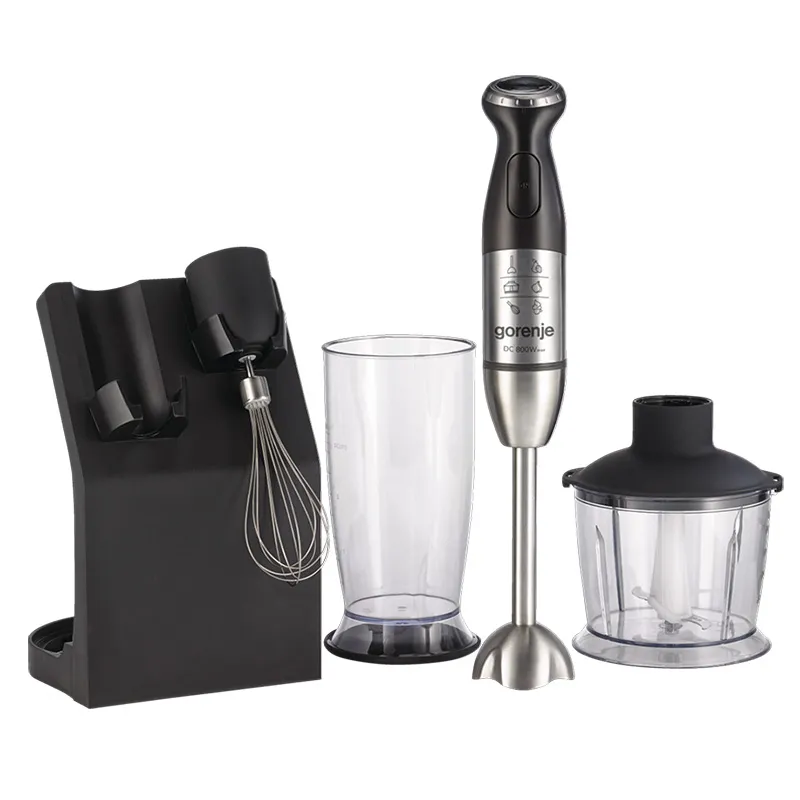 Blender de mână Gorenje HBC 807QB, Negru Argintiu