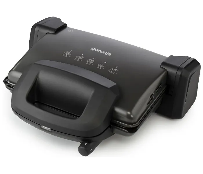 Grătar electric Gorenje CONTACT GRILL KR1800SM, 1800W, Negru