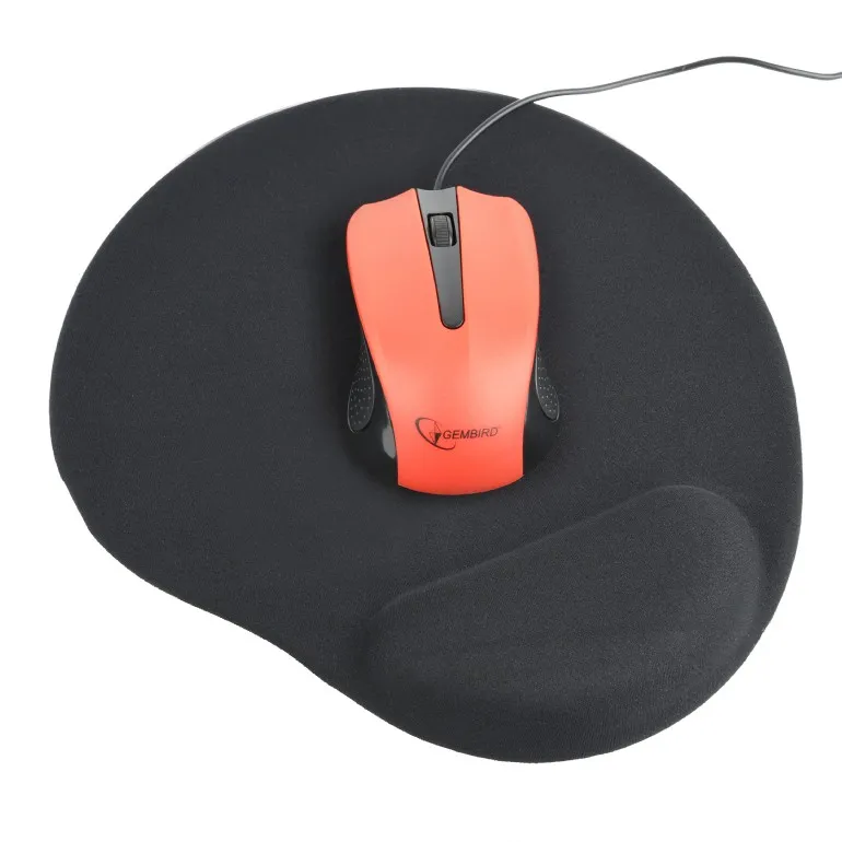 Mouse Pad Gembird MP-GEL-BK, 240mm x 220mm, Negru