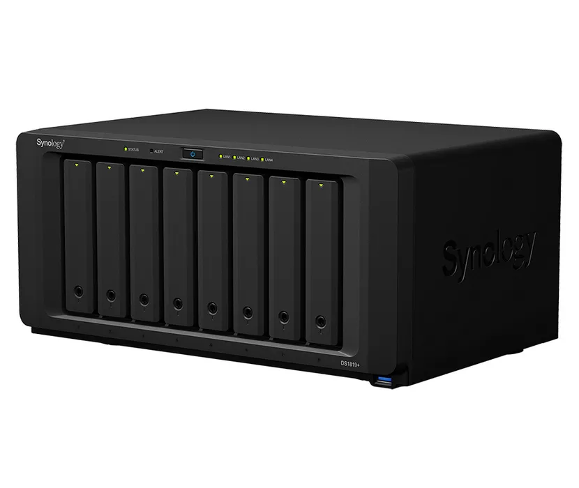 Stocare atașată la rețea SYNOLOGY DS1819+, Negru
