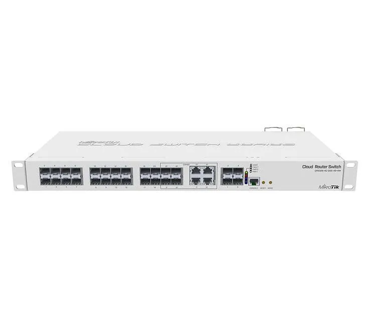 Switch de rețea MikroTik CRS328-4C-20S-4S+RM, Alb